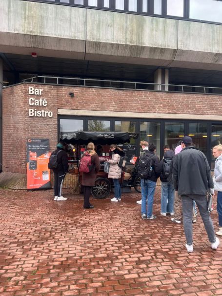 Coffee-Bike auf einem Firmenevent in Düsseldorf – autarke Kaffeebar mit Stil Coffee-Bike auf einem Firmenevent in Düsseldorf – autarke Kaffeebar mit Stil